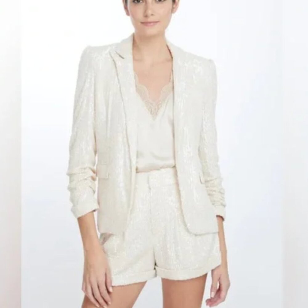 Generation Love Sequin Blazer in Shell - Size M - NWT